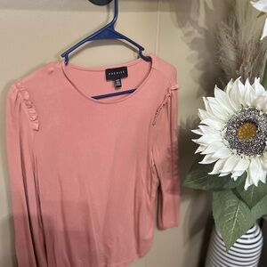 Premise Dusty Pink Long Sleeve Top